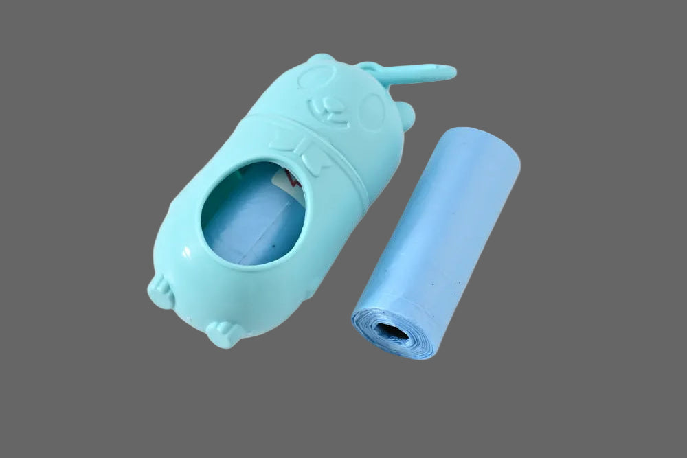 Dog Poop Bag and Holder, 2 in 1