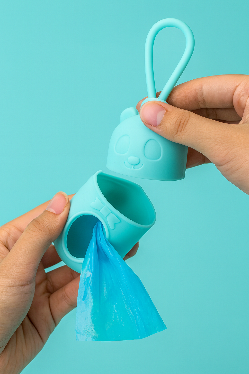 Dog Poop Bag and Holder, 2 in 1